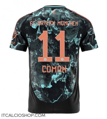 Bayern Munich Kingsley Coman #11 Seconda Maglia 2024-25 Manica Corta